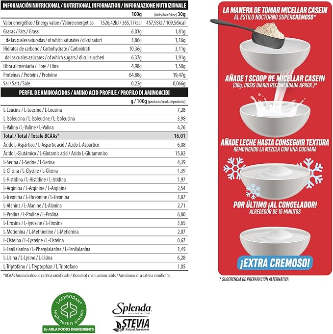 Micellar casein 1kg - Cacaolat
