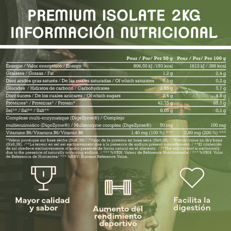 Premium Isolate 100% 2kg
