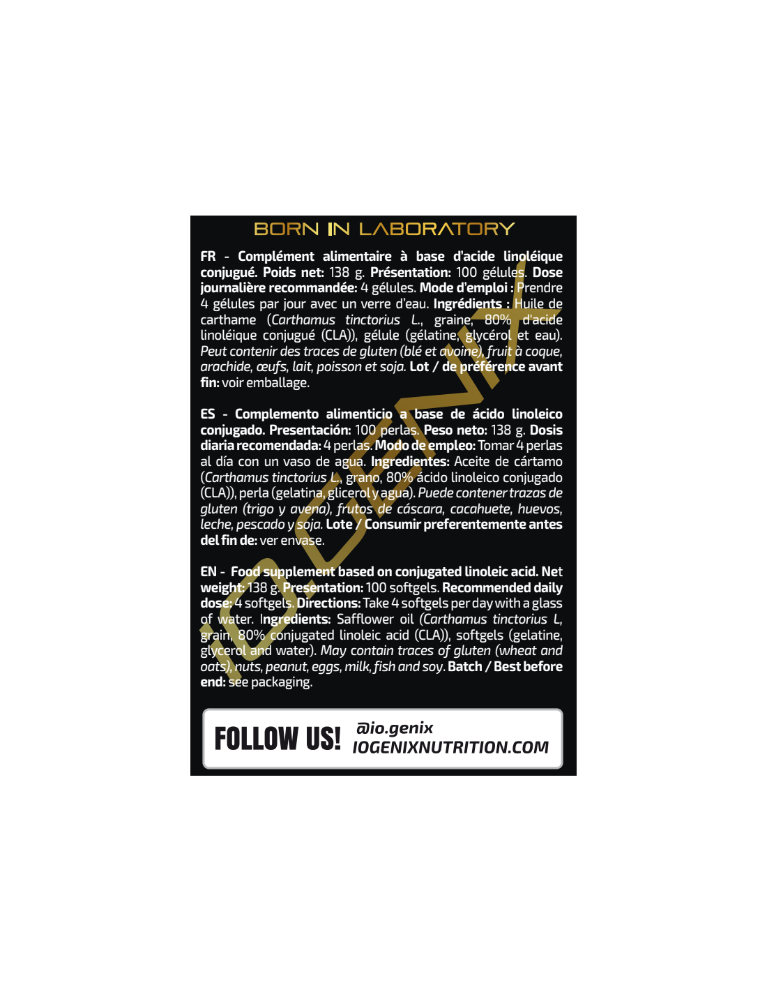 CLA 1000 MG (100 perlas)